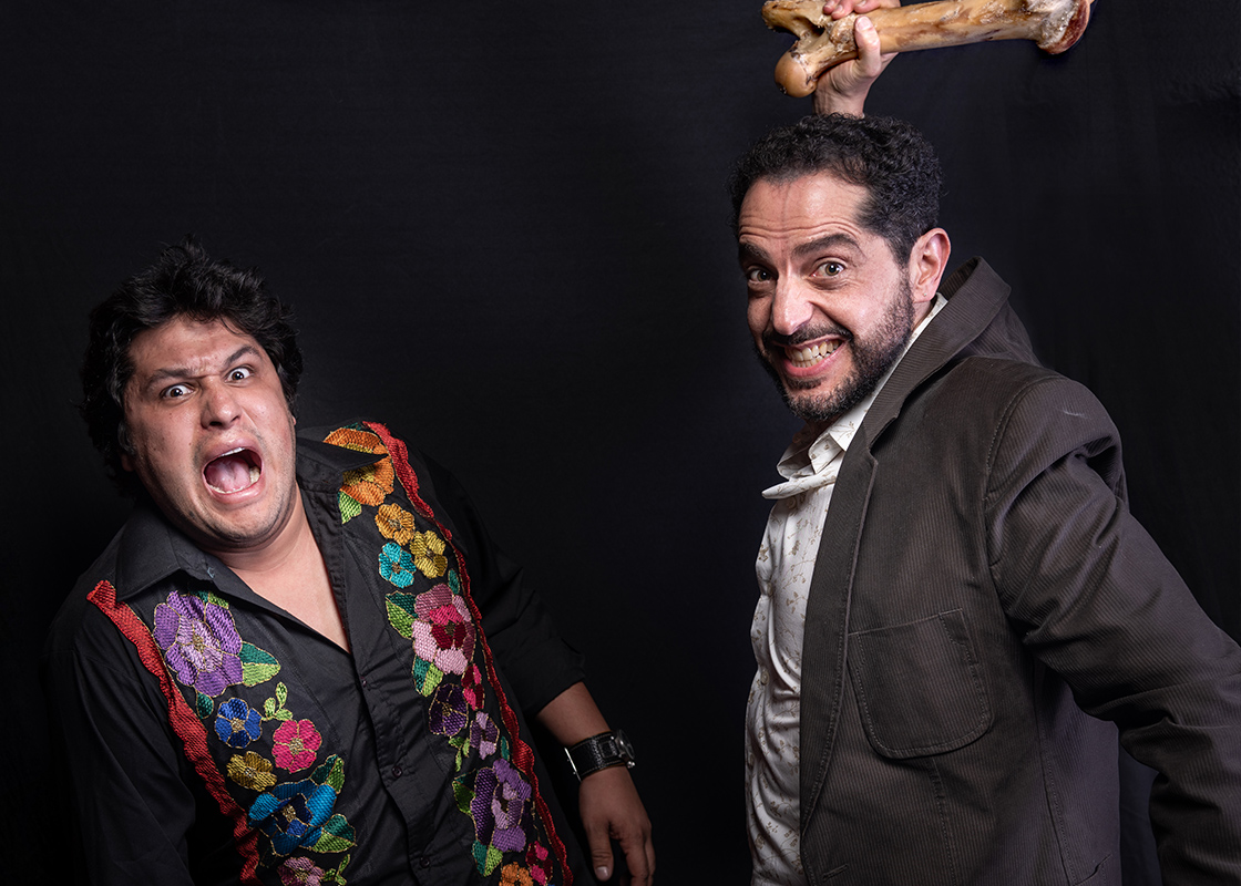 fotografía teatral con fondo negro